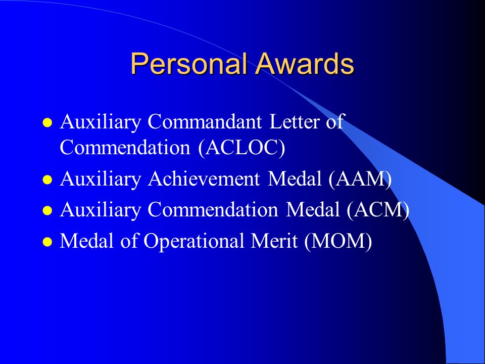 Army Achievement Medal Award Bullets